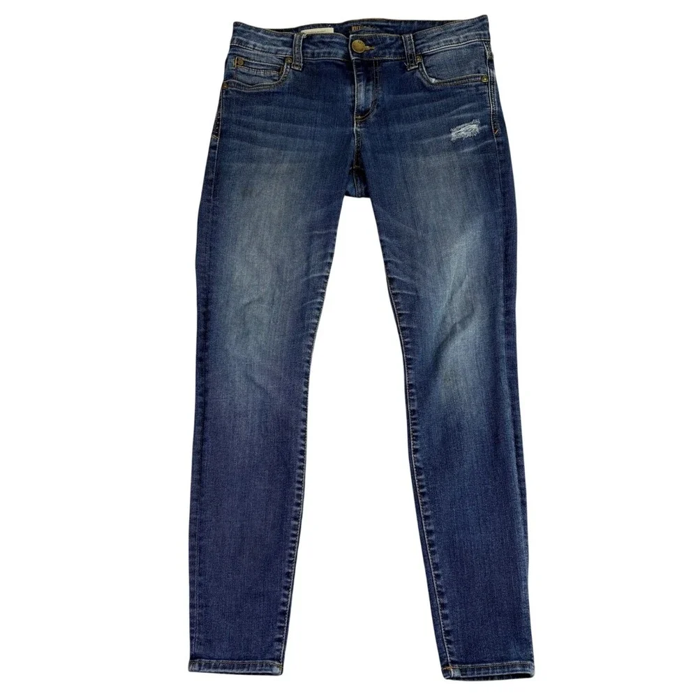 Kut from the Kloth Womens 4 S (30x26) Short Toothpick Skinny Jeans Slim Stretch